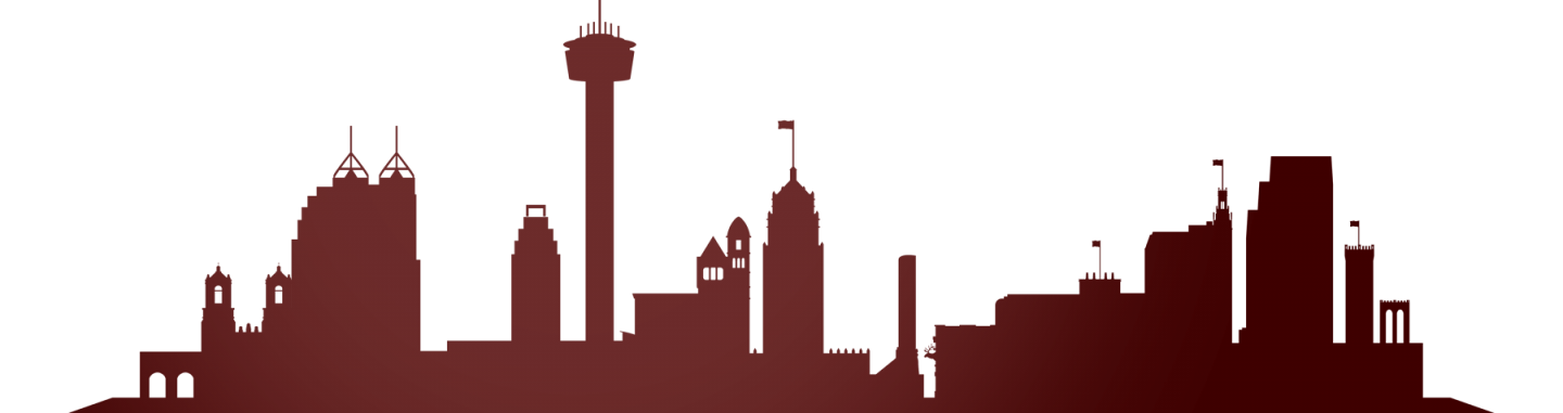 vector image of the San Antonio skyline